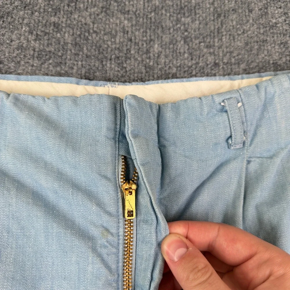 Vintage 50s Hercules Utility Pants Mens 32x32 Sail Cloth Drop Loop Gusset Chino